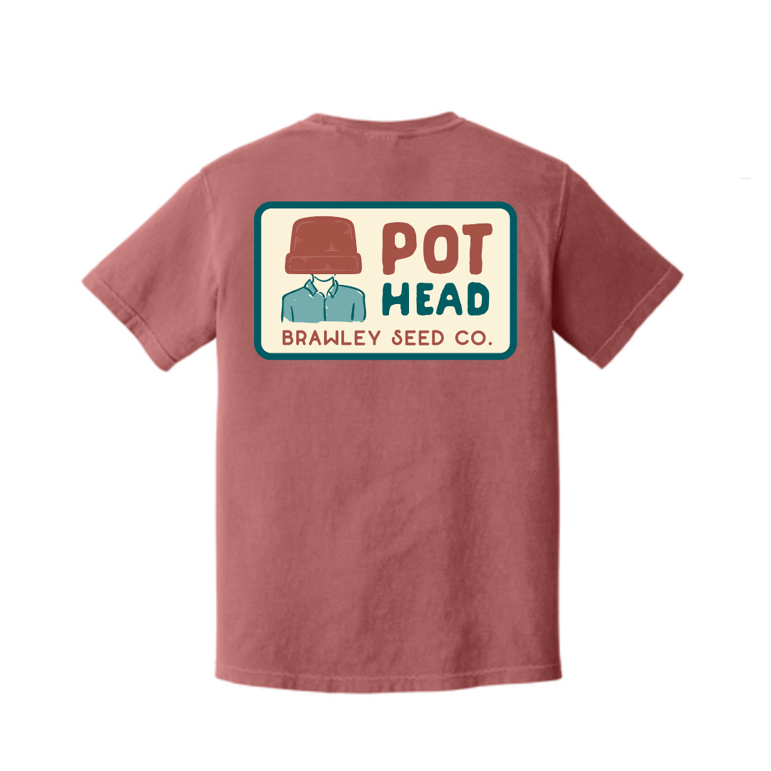 Pot Head Brawley Seed T-Shirt- Multiple Colors Available | Brawley Seed Co.