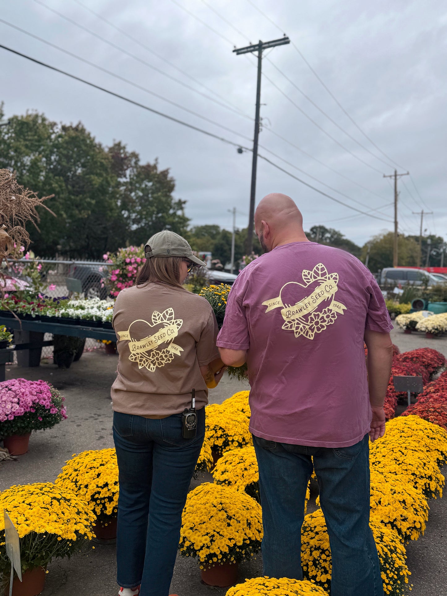 Brawley Seed Co. Heart & Bloom Tee