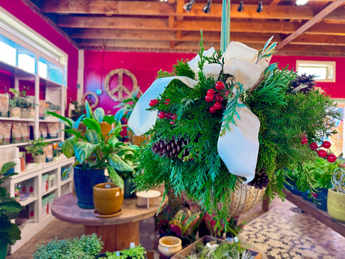 Evergreen Glow: Large Ornament Workshop (Dec 9th, 6:30PM)