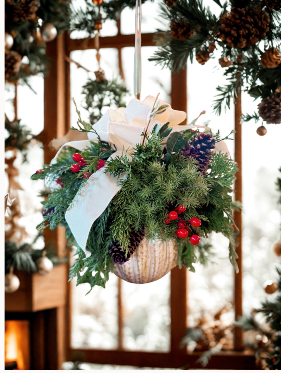 Evergreen Glow: Large Ornament Workshop (Dec 9th, 6:30PM)