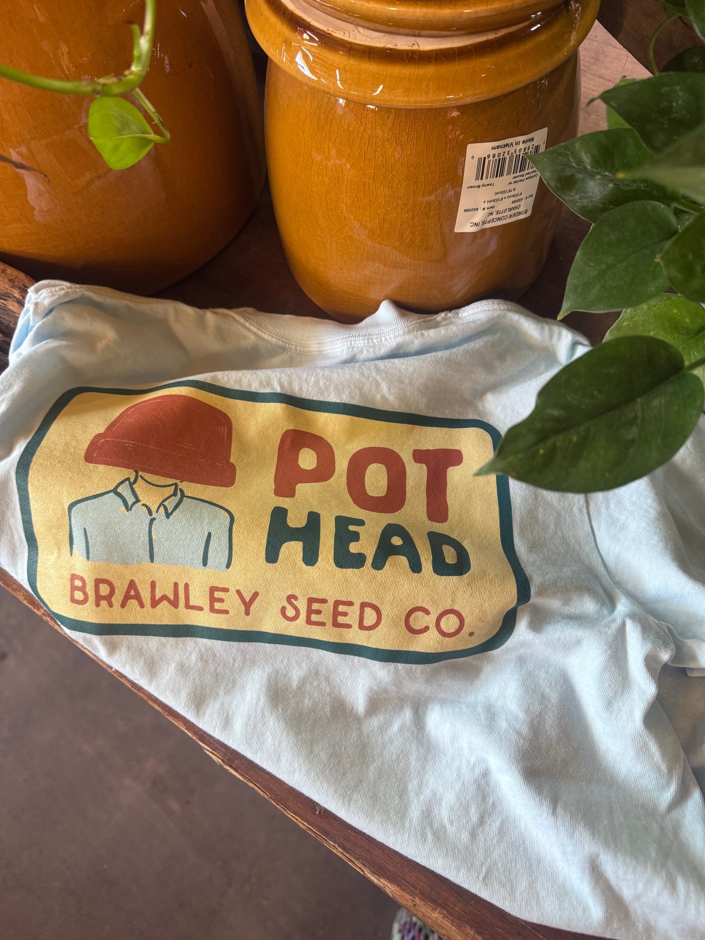 Pot Head Brawley Seed T-Shirt- Multiple Colors Available | Brawley Seed Co.