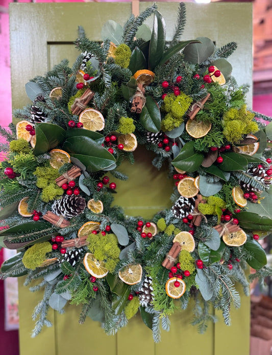 Old Salem Style: Colonial Wreath Workshop (Dec 4th, 6:30pm)