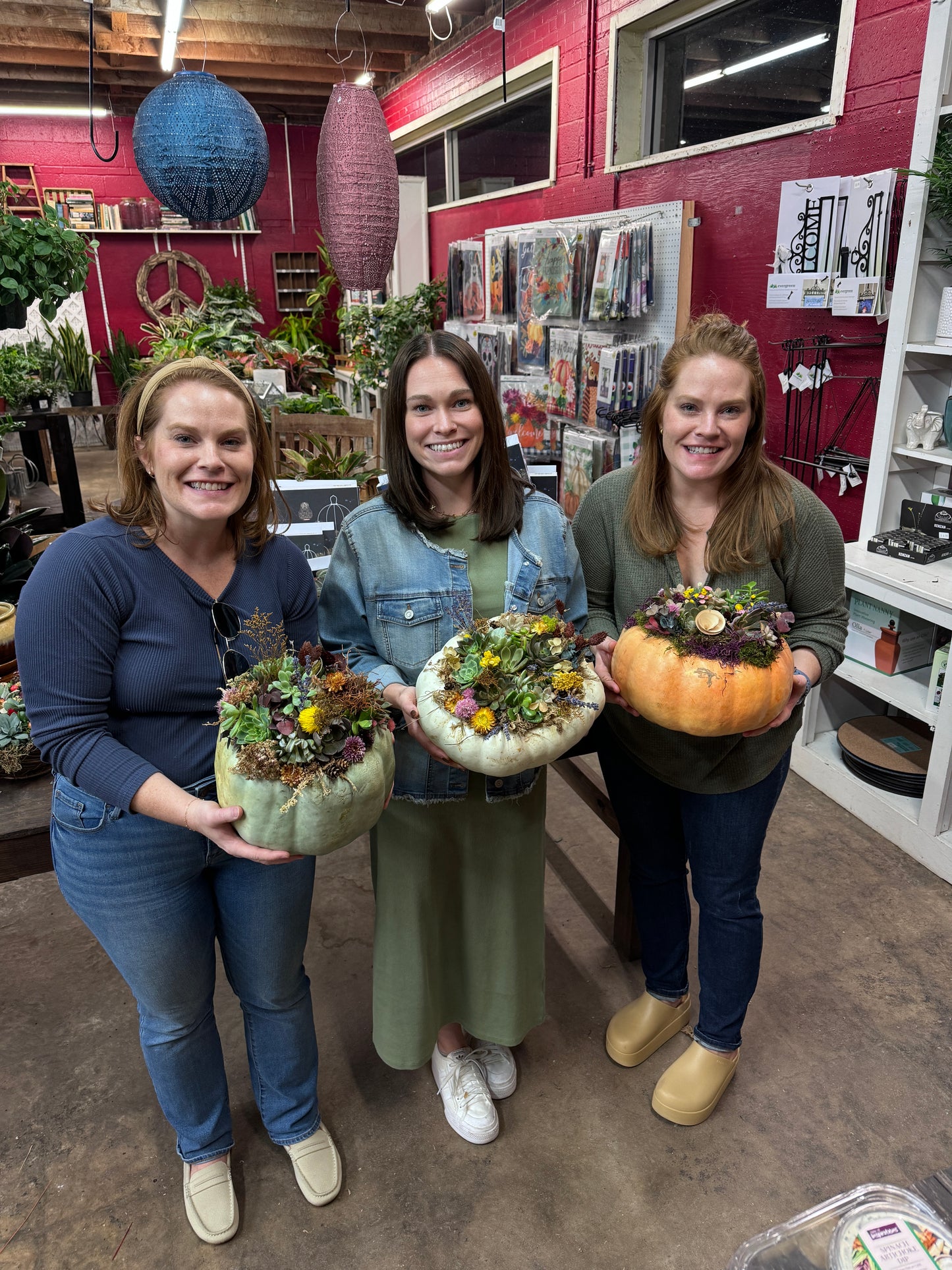Succulent Topped Pumpkin- October 3rd, October 6th, October 7th