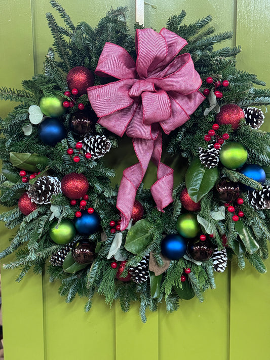 Deck the Door: Classic Wreath Workshop (Nov 20th, 6:30PM)